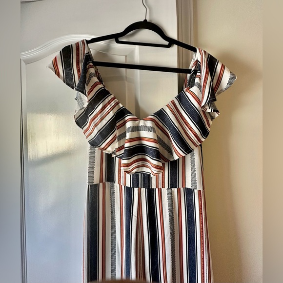 Flying Tomato Ruffle Wide Leg Jumpsuit Size L - Picture 3 of 4